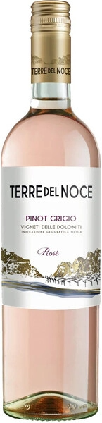 Вино Розовое Сухое Terre del Noce Pinot Grigio Rose Vigneti delle Dolomiti 2025 0,75 л фото