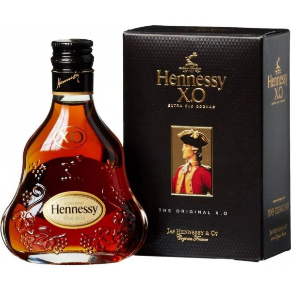 Коньяк Hennessy XO in gift box 0,05 л фото