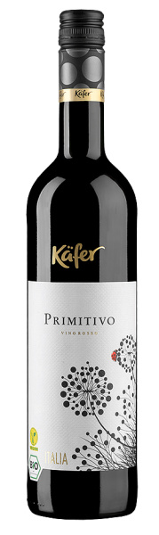 Вино Красное Сухое Kafer Primitivo Bio Vegan 0,75 л фото