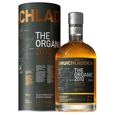 Виски Bruichladdich Organic Single Malt Islay in tube 2010 0,7 л фото
