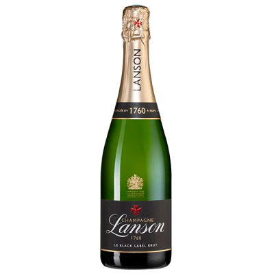 Шампанское Белое Брют Lanson Black Label Brut Champagne 0,75 л фото