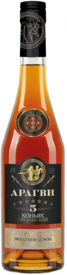 Бренди КВС Арагви 5 Звёзд 42% 0,5 л фото