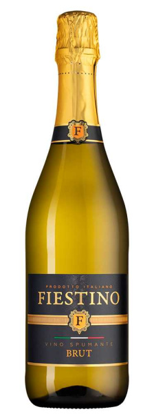 Вино игристое Белое Брют Fiestino Brut 2024 0,75 л фото