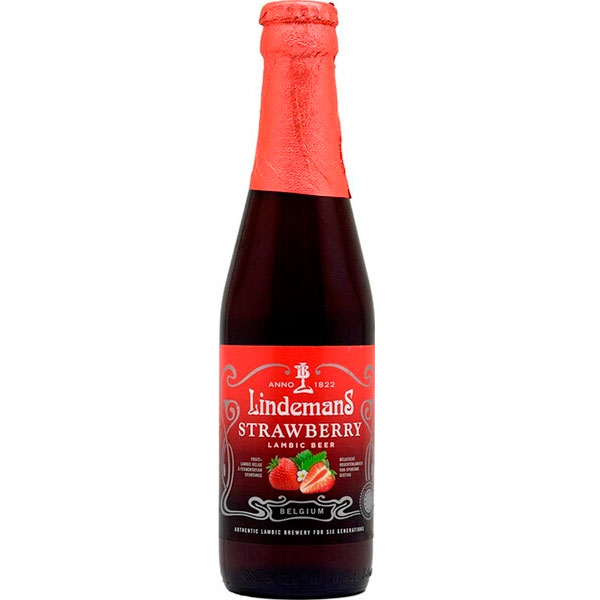 Пиво Светлое Lindemans Strawberry 0,25 л фото