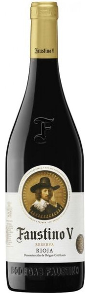 Вино Красное Сухое Faustino V Reserva Rioja 2019 0,75 л фото