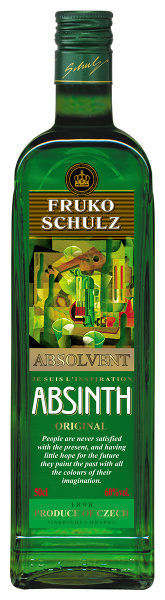 Абсент Fruko Schulz Absinth Absolvent 0,5 л фото