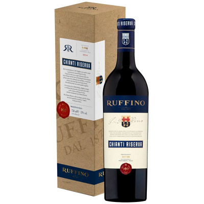 Вино Красное Сухое Ruffino Chianti Riserva in gift box 2016 0,75 л фото