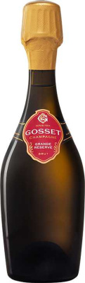 Вино игристое Белое Экстра Брют Gosset Grande Reserve Brut Champagne 2020 0,375 л фото