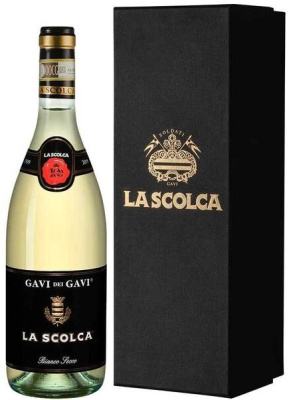 Вино Белое Сухое La Scolca Gavi dei Gavi in gift box 2023 0,75 л фото