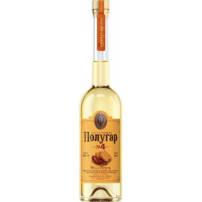Дистиллят Polugar № 4 Honey & Allspice 0,5 л фото