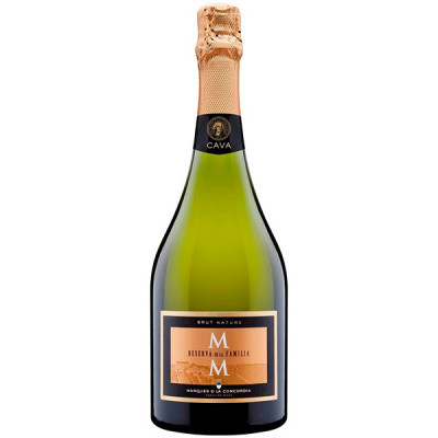 Вино игристое Белое Сухое MM Reserva de la Familia Brut Nature Cava 2018 0,75 л фото