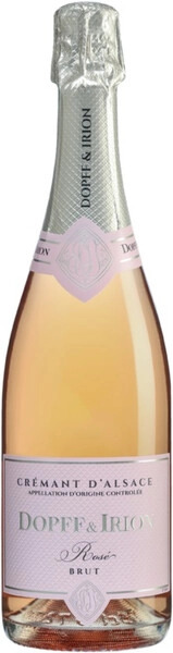Вино игристое Розовое Брют Dopff & Irion Cremant d'Alsace Rose Brut 2024 0,75 л фото