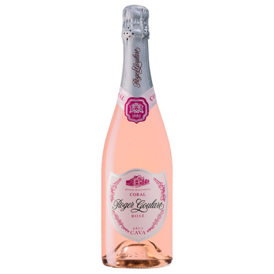 Вино игристое Розовое Брют Roger Goulart Coral Rose Brut Cava 2018 0,75 л фото