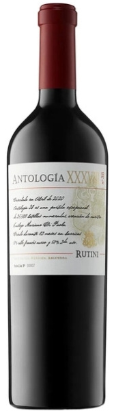 Вино Красное Сухое Rutini Antologia XXXVIII Mendoza 2020 0,75 л фото