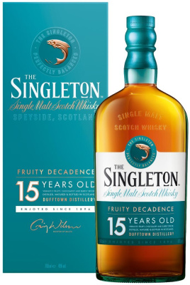 Виски Dufftown Singleton 15 Years Old Single Malt Speyside in gift box 0,7 л фото