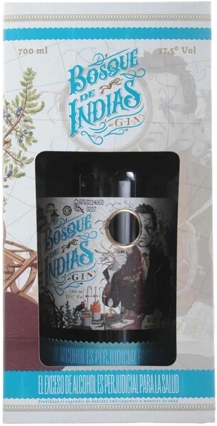 Джин Bosque de Indias in gift box 0,7 л фото