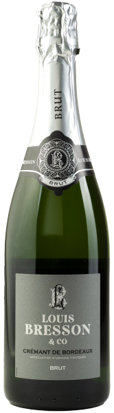 Вино игристое Белое Брют Cremant de Bordeaux Louis Bresson & Co Brut 2023 0,75 л фото