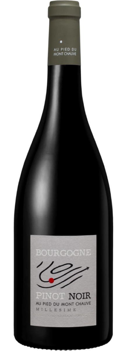 Вино Красное Сухое Au Pied du Mont Chauve Bourgogne Pinot Noir 2020 0,75 л фото