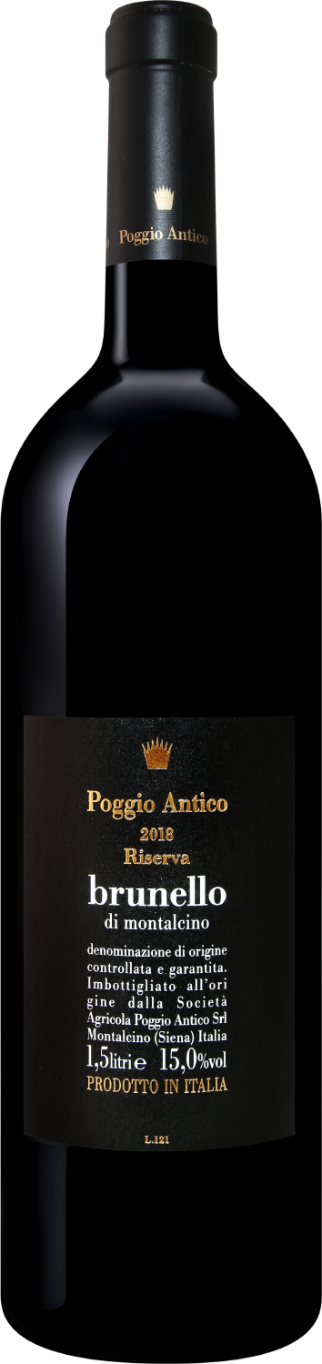 Вино Красное Сухое Poggio Antico Brunello di Montalcino Riserva 2018 1,5 л фото