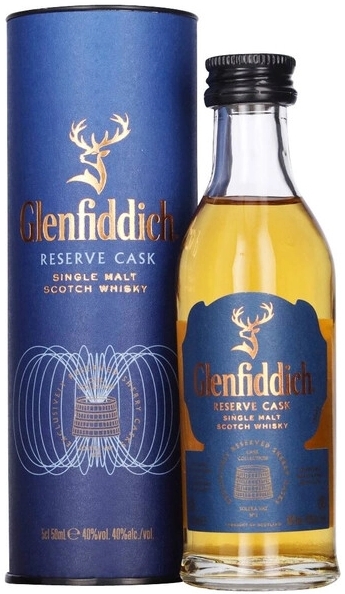 Виски Glenfiddich Reserve Cask Single Malt Speyside in tube 0,05 л фото