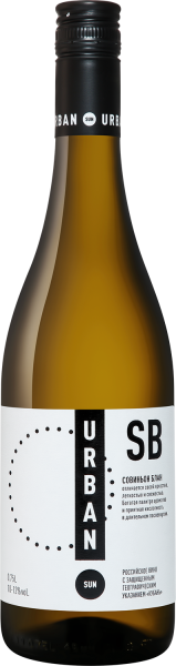 Вино Белое Сухое Urban Sun Sauvignon Blanc 0,75 л фото
