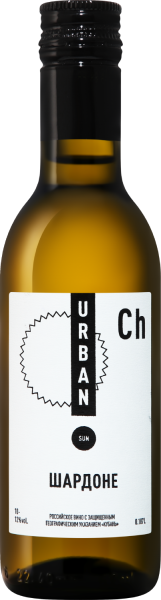 Вино Белое Сухое Urban Sun Chardonnay Kuban 0,187 л фото