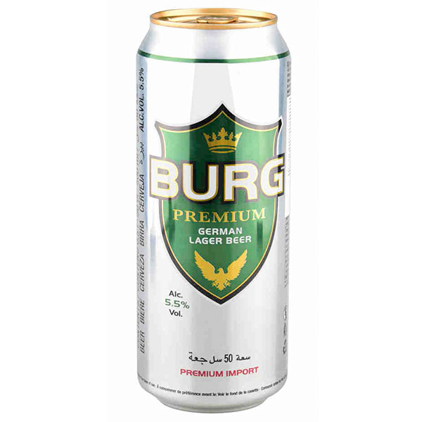 Пиво Светлое Burg Premium Lager in can 0,5 л фото