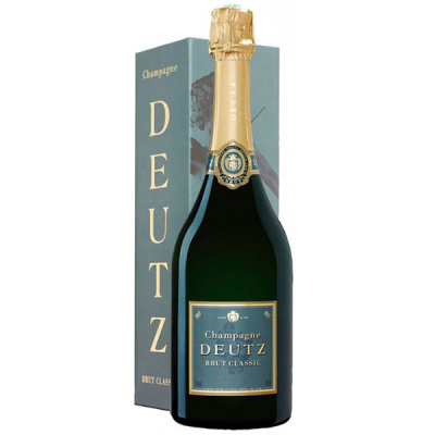 Шампанское Белое Брют Deutz Classic Brut Champagne in gift box 0,75 л фото