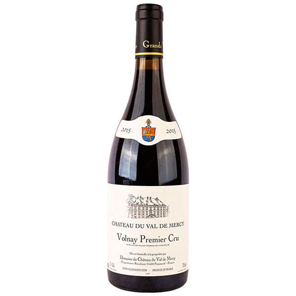 Вино Красное Сухое Chateau du Val de Mercy Volnay Premier Cru 2015 0,75 л фото