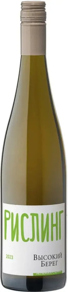 Вино Белое Сухое Vysokij Bereg Zelenaya Seriya Riesling Kuban 2023 0,75 л фото