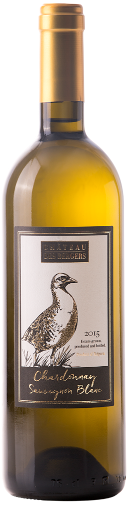Вино Белое Сухое Chateau Des Bergers Chardonnay Sauvignon Blanc 2015 0,75 л фото
