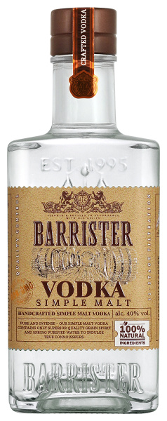 Водка Barrister Simple Malt 0,5 л фото
