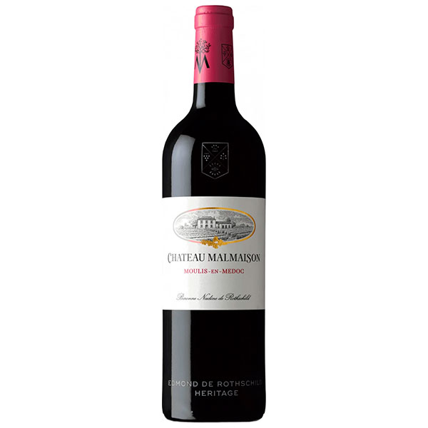 Вино Красное Сухое Chateau Malmaison Baronne Nadine de Rothschild Moulis-en-Medoc 2015 0,75 л фото
