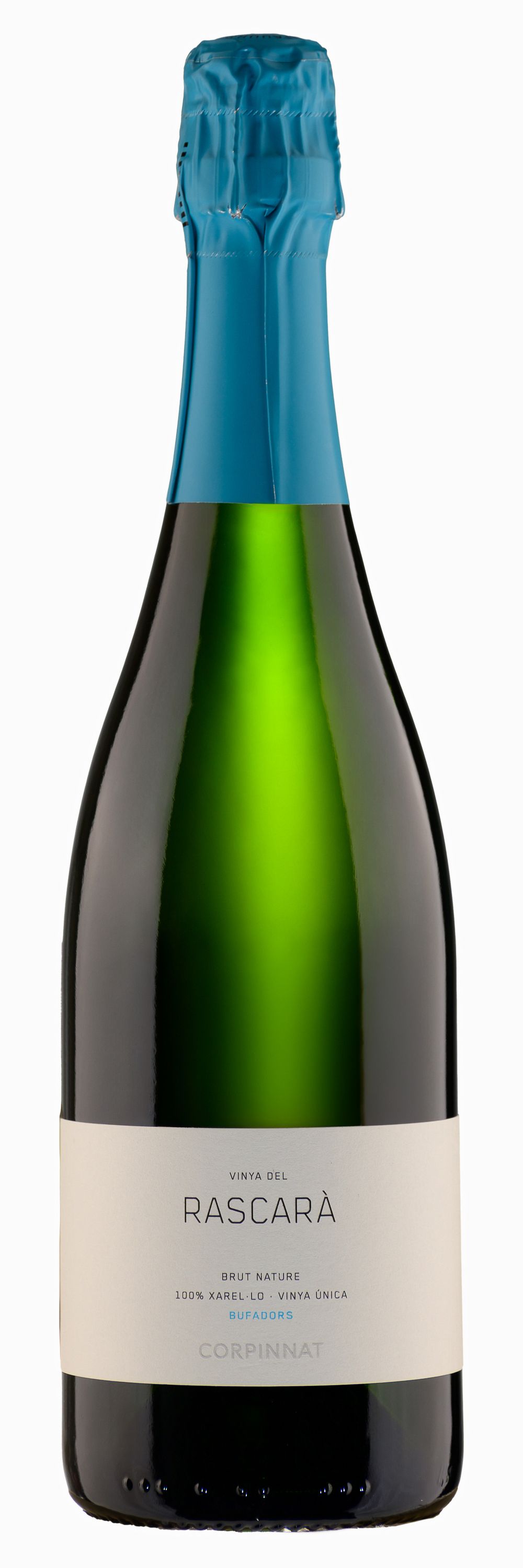 Вино игристое Белое Брют Rascara Brut Nature 2018 0,75 л фото