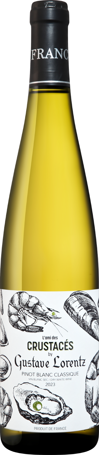 Вино Белое Сухое Gustave Lorentz L' Ami des Crustaces Pinot Blanc Alsace 2023 0,75 л фото