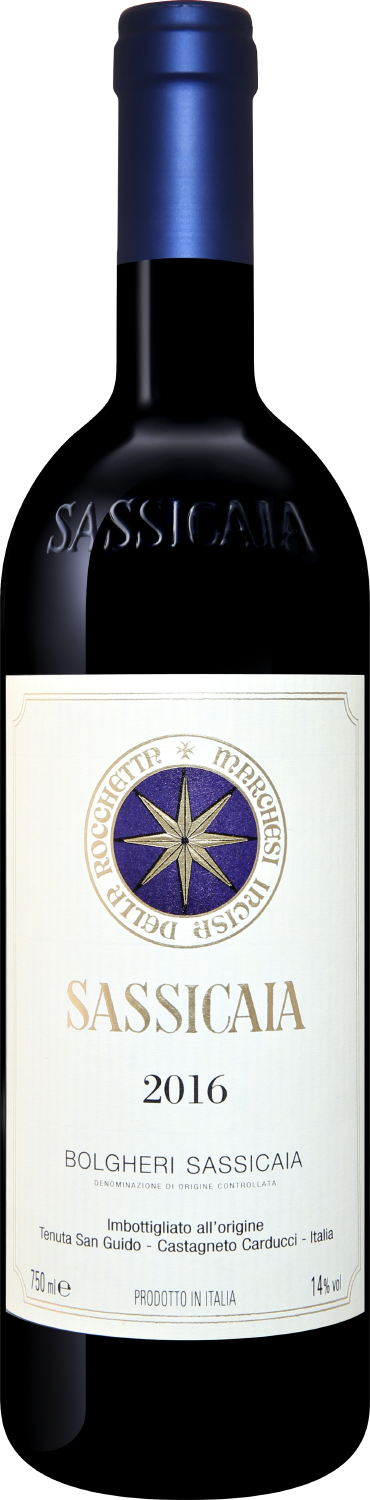 Вино Красное Сухое Tenuta San Guido Sassicaia Bolgheri Sassicaia 2016 0,75 л фото