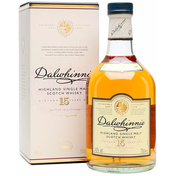 Виски Dalwhinnie 15 years old Single Malt Highland in gift box 0,7 л фото