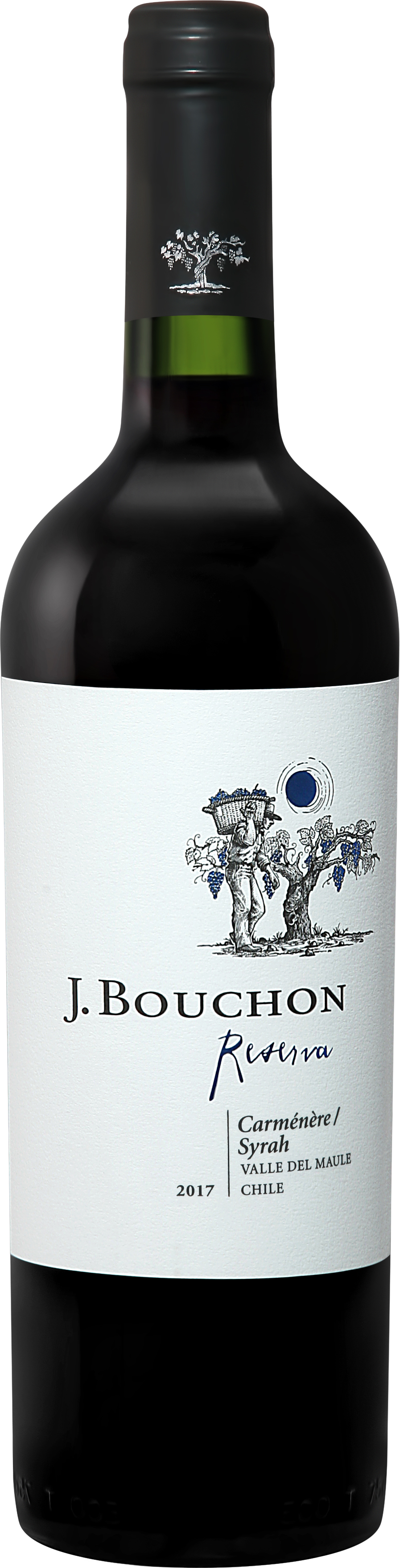 Вино Красное Сухое Maule J Bouchon Carmenere Syrah Reserva 2023 0,75 л фото
