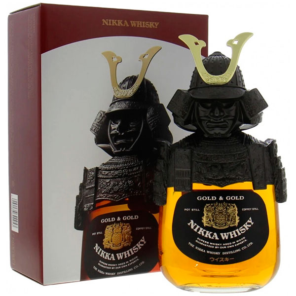 Виски Nikka Gold & Gold Samurai in gift box 0,75 л фото