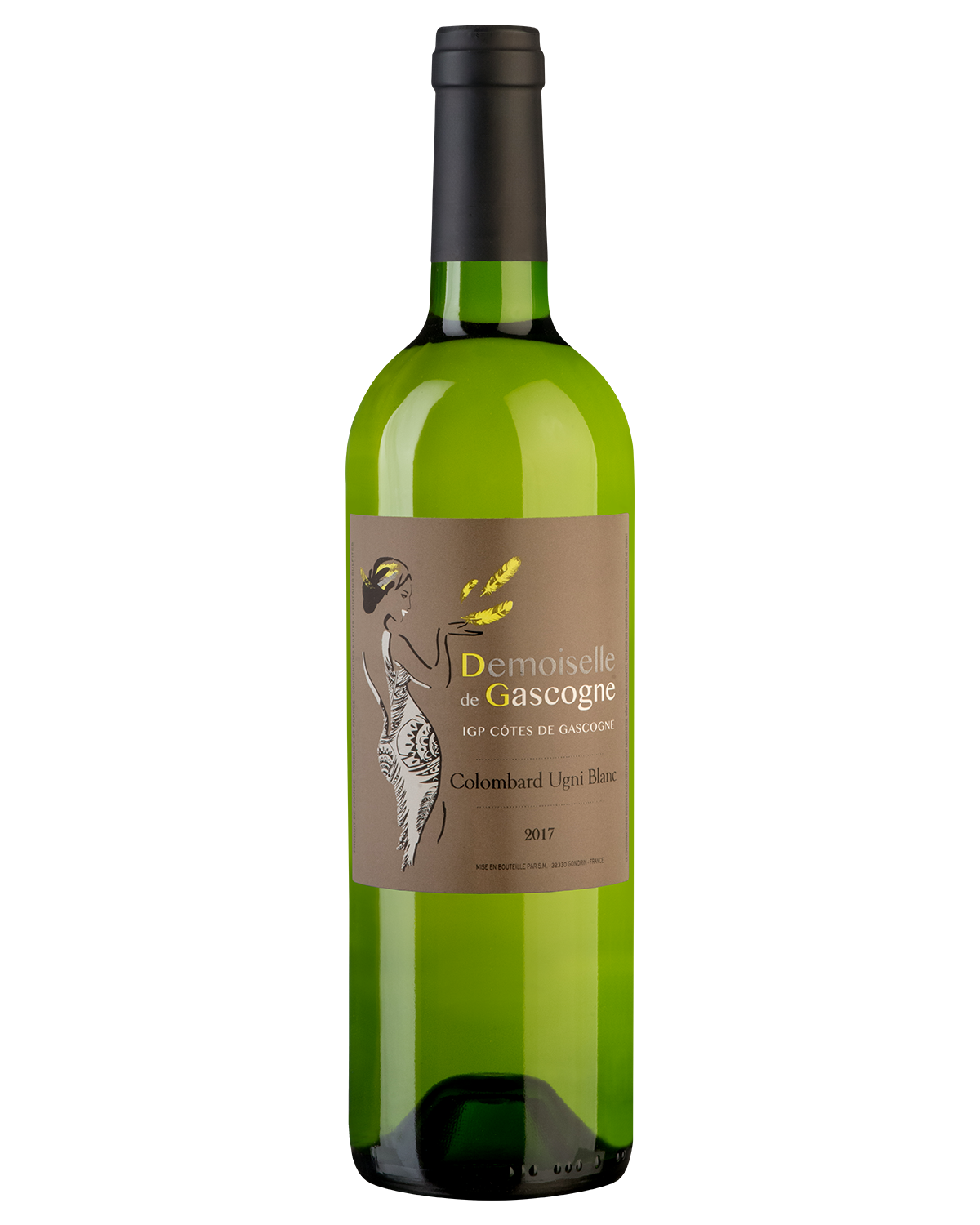 Вино Белое Сухое Demoiselle de Gascogne Colombard Ugni Blanc Cotes de Gascogne 2022 0,75 л фото