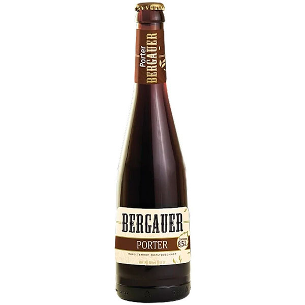 Пиво Тёмное Bergauer Porter 0,5 л фото