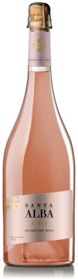 Вино игристое Розовое Брют Santa Alba Rose 2023 0,75 л фото