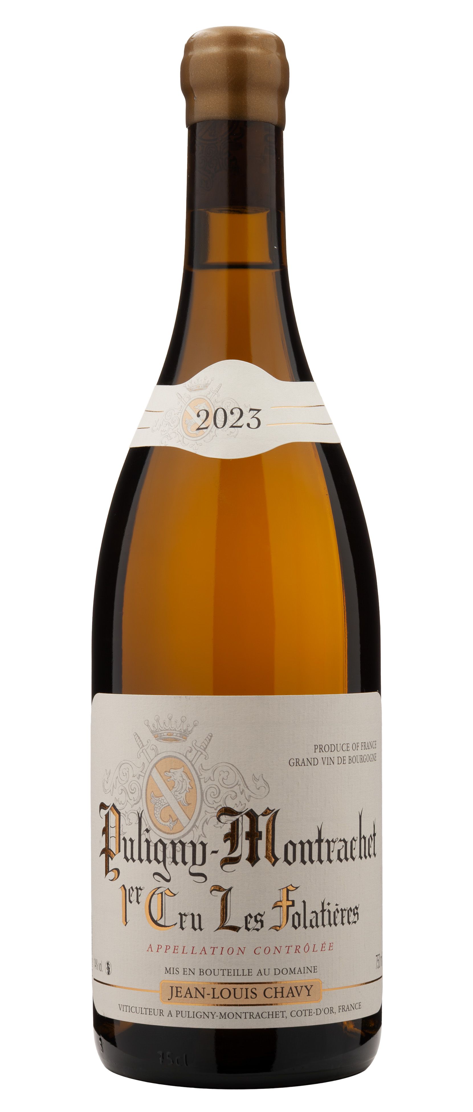 Вино Белое Сухое Domaine Jean-Louis Chavy Puligny-Montrachet 1Er Cru Les Folatieres 2023 0,75 л фото