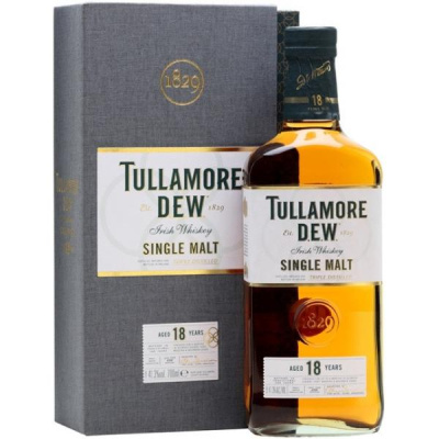Виски Tullamore Dew 18 Years Old Single Malt in gift box 0,7 л фото