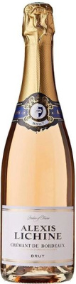 Вино игристое Розовое Брют Alexis Lichine Cremant de Bordeaux Rose Brut 0,75 л фото