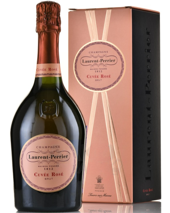Шампанское Розовое Брют Laurent-Perrier Cuvee Rose Brut Champagne in gift box 0,75 л фото