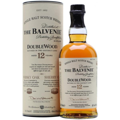 Виски Balvenie Doublewood 12 Years Old Single Malt Speyside in tube 0,7 л фото