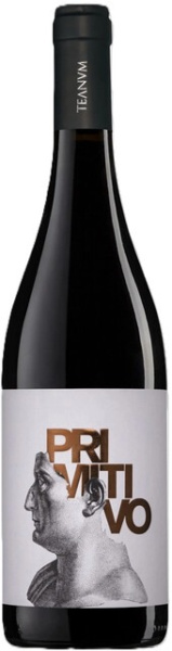 Вино Красное Полусухое Teanum Primitivo Puglia 2024 0,75 л фото