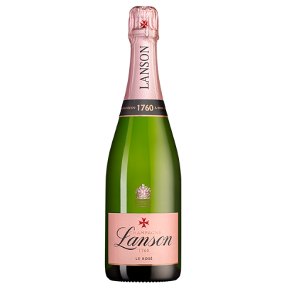 Шампанское Розовое Брют Lanson Le Rose Brut Champagne 0,75 л фото