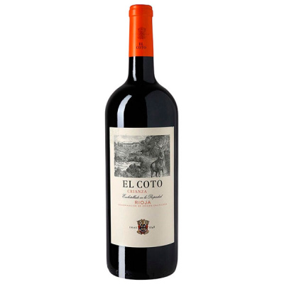 Вино Красное Сухое El Coto Crianza Rioja 2018 1,50 л фото